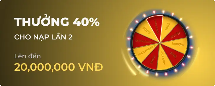 Ưu đãi thưởng 40% tại QQ88