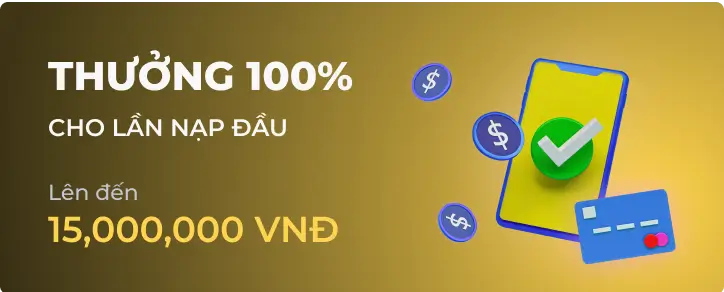 Ưu đãi thưởng 100% giá trị nạp tại QQ88